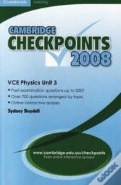 Capa do artigo Cambridge Checkpoints Vce Physics Unit 3 2008