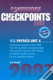Capa do artigo Cambridge Checkpoints Vce Physics Unit 4 2007
