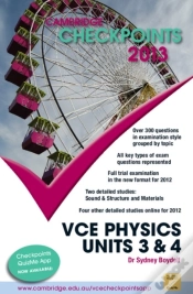 Capa do artigo Cambridge Checkpoints Vce Physics Units 3 And 4 2013