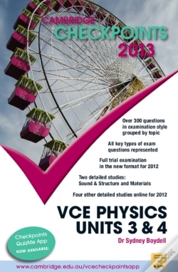 Capa do artigo Cambridge Checkpoints Vce Physics Units 3 And 4 2013