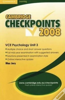 Capa do artigo Cambridge Checkpoints Vce Psychology Unit 3 2008