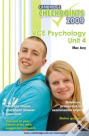 Capa do artigo Cambridge Checkpoints Vce Psychology Unit 4 2009