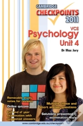 Cambridge Checkpoints Vce Psychology Unit 4 2011