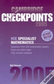 Capa do artigo Cambridge Checkpoints Vce Specialist Mathematics 2005