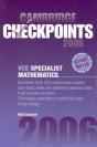 Cambridge Checkpoints Vce Specialist Mathematics 2006 - Preview