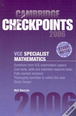 Capa do artigo Cambridge Checkpoints Vce Specialist Mathematics 2006