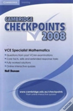 Capa do artigo Cambridge Checkpoints Vce Specialist Mathematics 2008