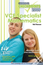 Capa do artigo Cambridge Checkpoints Vce Specialist Mathematics 2009