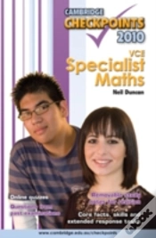 Capa do artigo Cambridge Checkpoints Vce Specialist Mathematics 2010