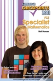 Capa do artigo Cambridge Checkpoints Vce Specialist Mathematics