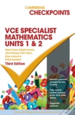 Capa do artigo Cambridge Checkpoints Vce Specialist Maths Units 1 And 2