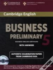 Capa do artigo Cambridge English Business 5 Preliminary Self-Study Pack (Student