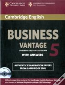 Capa do artigo Cambridge English Business 5 Vantage Self-Study Pack (Student'S Book With Answers And Audio Cds (2))