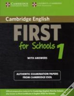 Capa do artigo Cambridge English First For Schools 1 Student'S Book With Answers