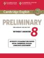 Cambridge English Preliminary 8 Student'S Book Without Answers - Preview