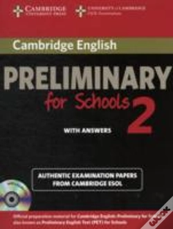 Capa do artigo Cambridge English Preliminary For Schools 2 Self-Study Pack (Student'S Book With Answers And Audio Cds (2))