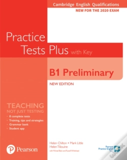 Capa do artigo Cambridge English Qualifications: B1 Preliminary Practice Tests Plus With Key