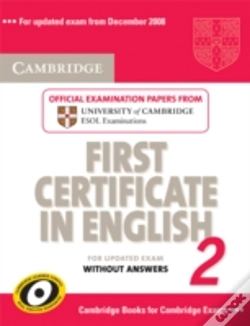 Capa do artigo Cambridge First Certificate In English 2 For Updated Exam Student'S Book Without Answers