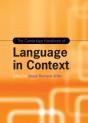 Cambridge Handbook Of Language In Context - Preview