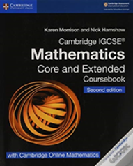 Cambridge Igcse (R) Mathematics Coursebook Core And Extended Second Edition With Cambridge Online Mathematics (2 Years)