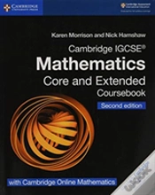 Capa do artigo Cambridge Igcse (R) Mathematics Coursebook Core And Extended Second Edition With Cambridge Online Mathematics (2 Years)
