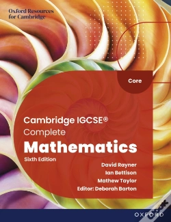 Capa do artigo Cambridge Igcsea(R) Complete Mathematics Core: Student Book Sixth Edition