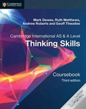 Capa do artigo Cambridge International As/A Level  Thinking Skills Coursebook