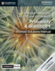 Capa do artigo Cambridge International As & A Level Mathematics Probability And Statistics 1 Worked Solutions Manual With Cambridge Elevate Edition