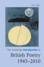 Cambridge Introduction To British Poetry, 1945-2010 - Preview