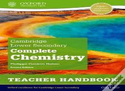 Cambridge Lower Secondary Complete Chemistry: Teacher Handbook (Second Edition)