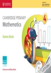 Cambridge Primary Mathematics Stage 4 Games Book With Cd-Rom