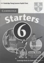 Cambridge Young Learners English Tests 6 Starters Answer Booklet