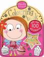 Camila, a fada dos cupcakes - Livro de Pintar com Autocolantes - Preview