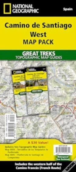 Capa do artigo Camino De Santiago West Map Map Pack Bundle