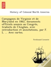 Capa do artigo Campagnes De Virginie Et De Maryland En