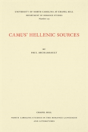 Camus' Hellenic Sources - Preview
