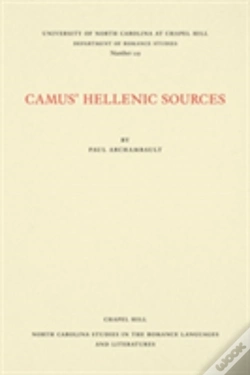 Capa do artigo Camus' Hellenic Sources