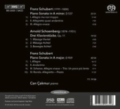 Capa do artigo Can Çakmur: Schubert + Schoenberg - CD