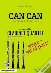 Capa do artigo Can Can - Clarinet Quartet Score & Parts