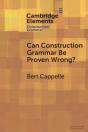 Can Construction Grammar Be Proven Wrong? - Preview