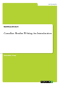 Canadian Muslim Writing. An Introduction - Preview
