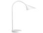 Candeeiro de escritorio unilux sol led 4w braco flexivel abs e metal branco base 14 cm diametro - Preview