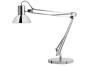 Candeeiro de escritorio uniluxsuccess 80led braco duplo articulado cromado 40x40 cm base 20 cm diametro - Preview