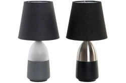 Capa do artigo Candeeiro mesa metal linho 31 cm- 1 unidade