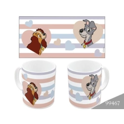Capa do artigo Caneca Cerâmica com Sublimação 325ml - Disney Classics A Dama e o Vagabundo