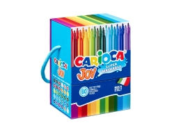 Capa do artigo Canetas de Feltro Carioca Joy Caixa Premium com Alça 60 Unidades Cores Sortidas