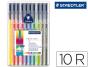 Canetas de feltro STAEDTLER Triplus Color 323 1mm caixa com 10 cores Sb10 - Preview