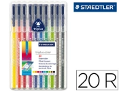 Capa do artigo Canetas STAEDTLER Triplus Color 323 1mm caixa com 20 cores Sb20