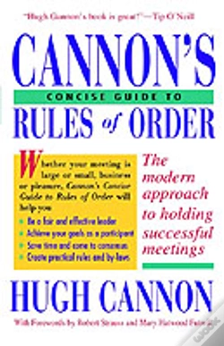 Capa do artigo Cannon'S Concise Guide To Rules Of Order