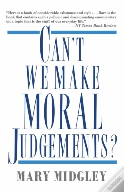 Capa do artigo Can'T We Make Moral Judgements?
